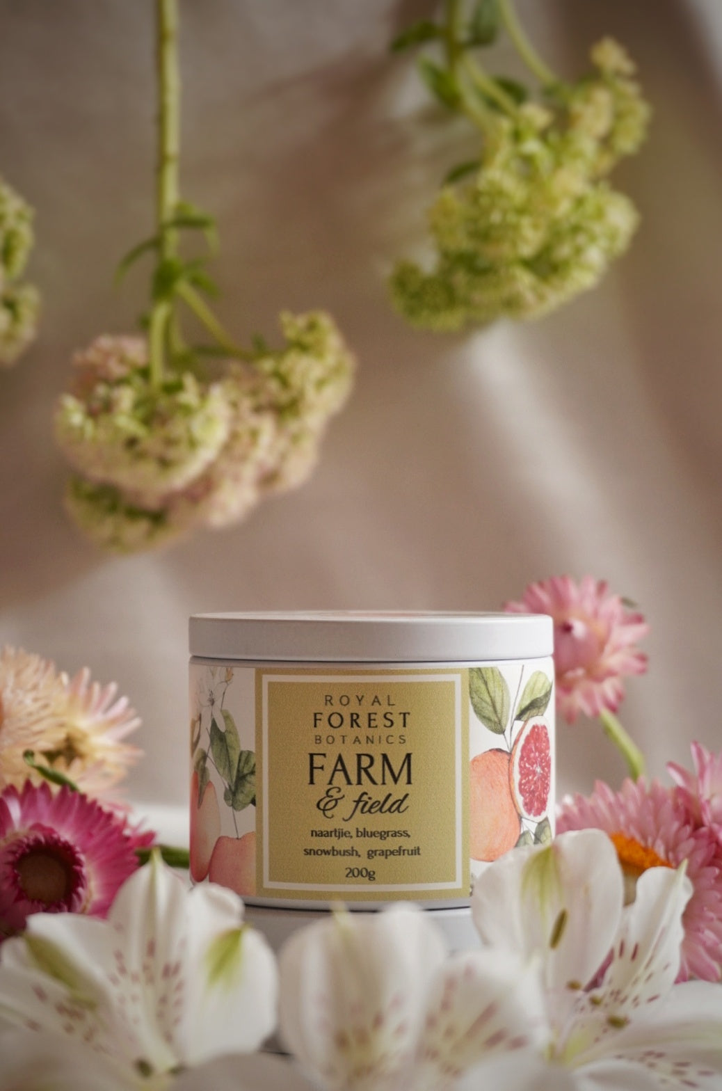 Farm & Field Tin Candle