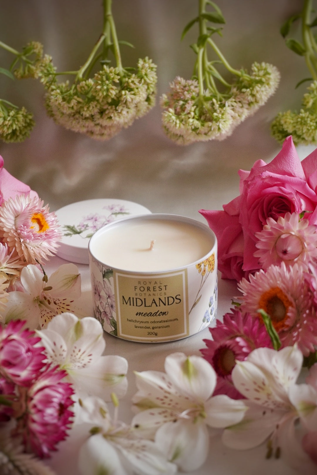 Midlands Meadow Tin Candle