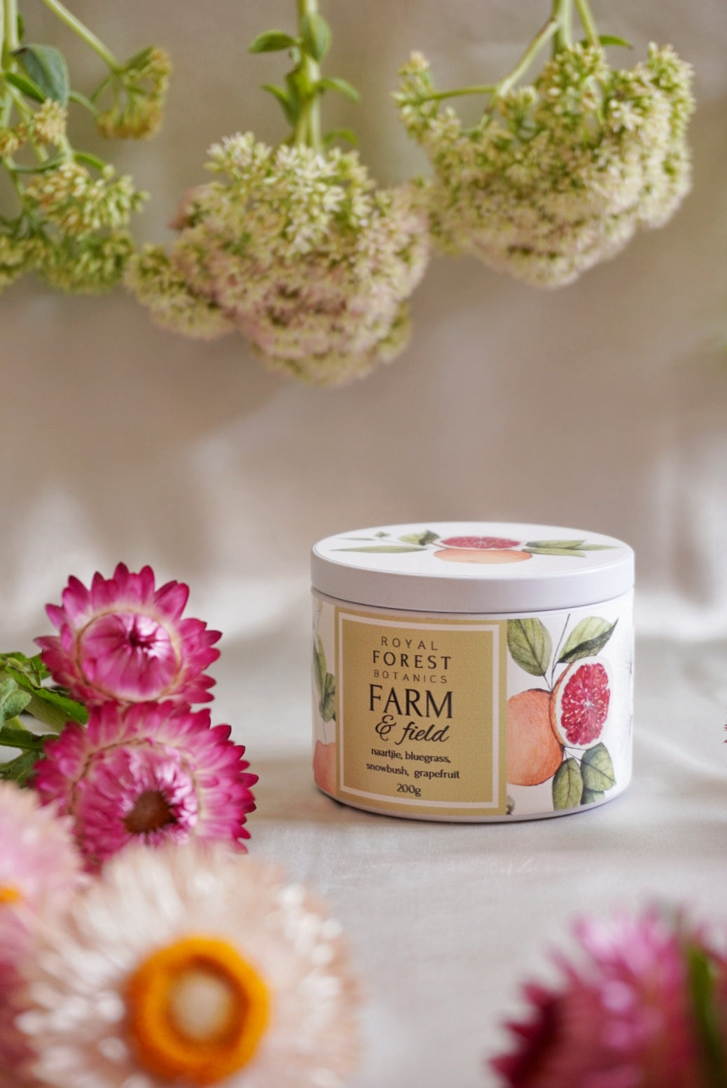 Farm & Field Tin Candle